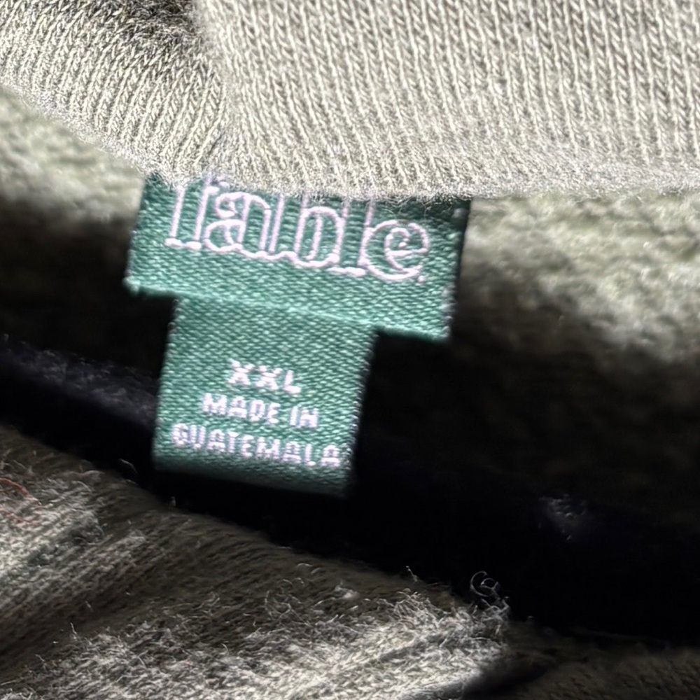 Olive Green Cropped Hoodie - Picture 2 of 3